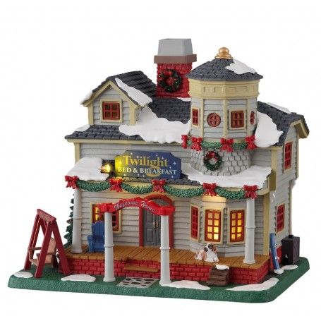 Twilight Bed & Breakfast Effetto Fumo con Alimentatore 4.5V - Lemax 15740