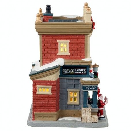 East Village Barber Shop - Lemax 15771