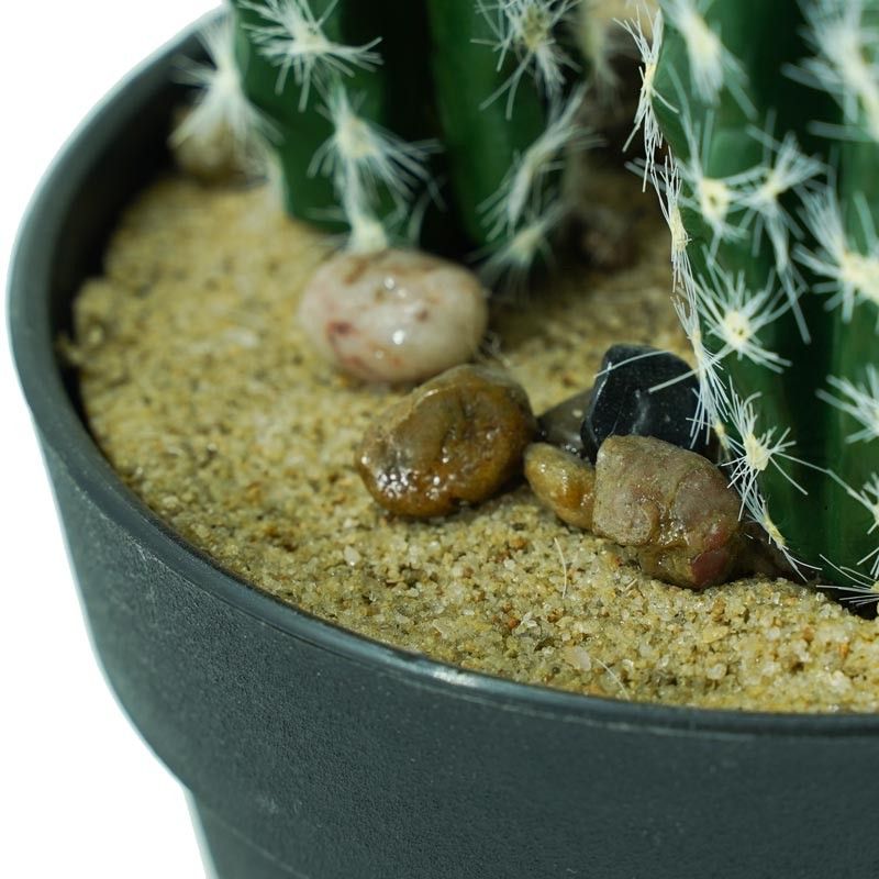 Pianta Grassa Artificiale con Vasetto H.40 cm