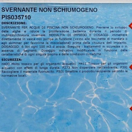 Svernante per Piscine 10 kg Trattamento Invernale