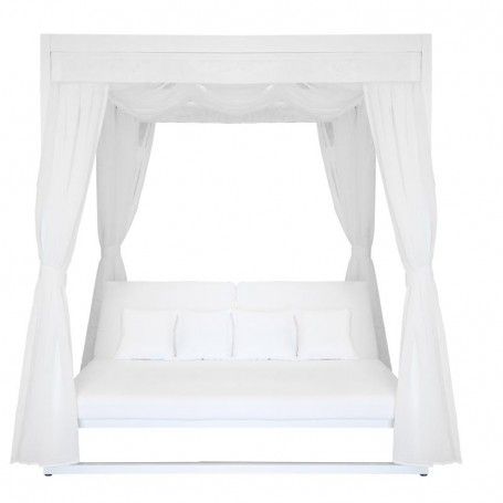Baldacchino da Esterno in Alluminio Bianco 2x2xH.2,3 m