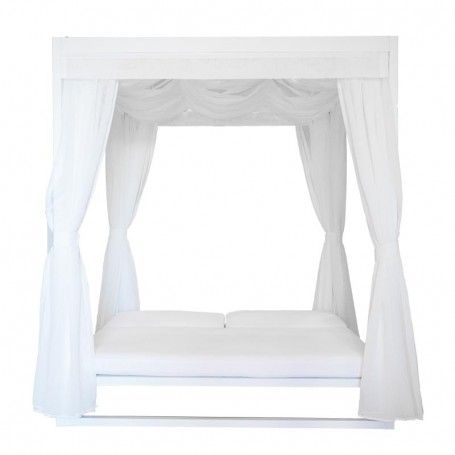 Baldacchino da Esterno in Alluminio Bianco 2x2xH.2,3 m