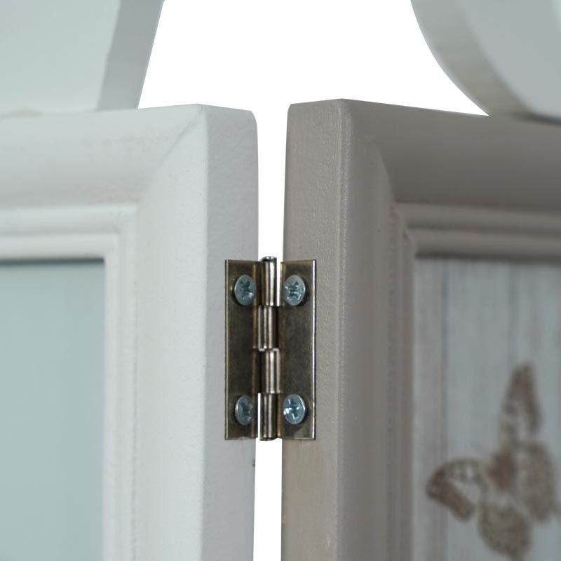 Quattro Cornici per Foto in Legno con scritta Love