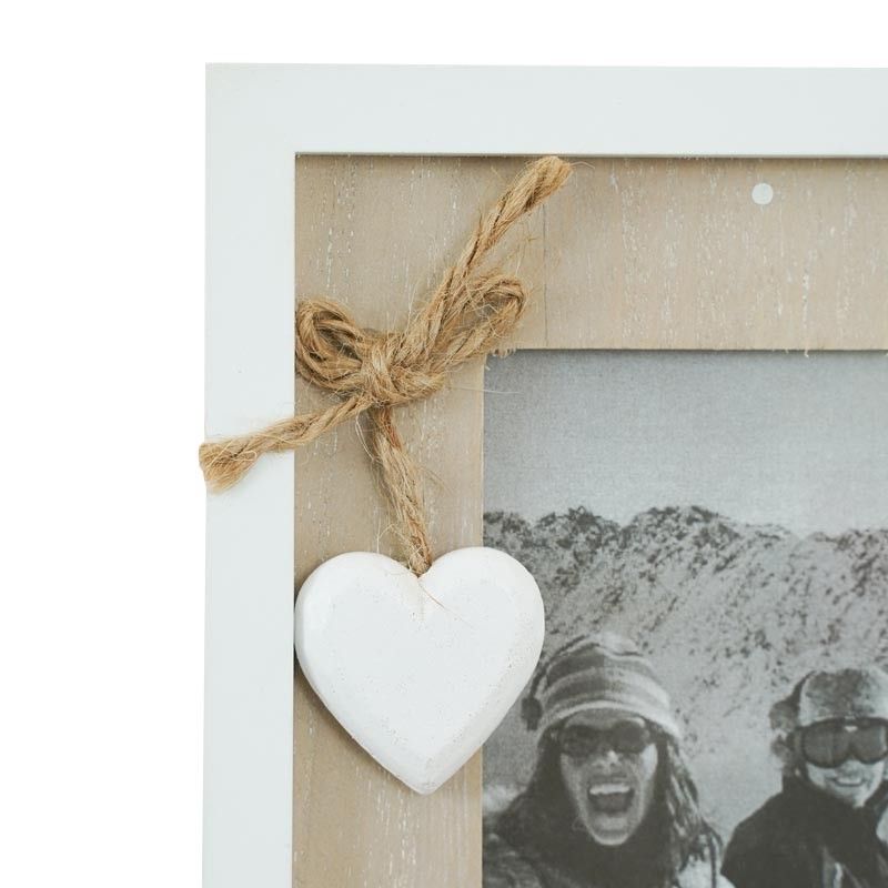 Cornice Doppia per Foto in Legno 33x20 cm