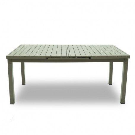 Tavolo Rettangolare Allungabile in Alluminio Tortora | Aci Tavolo Rettangolare Allungabile in Alluminio Tortora | Aci