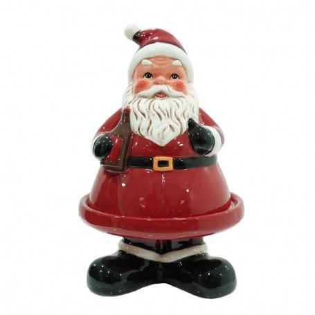 Alzatine Natalizie in Ceramica Set 2 Pz