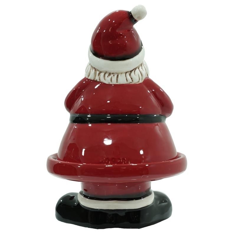 Alzatine Natalizie in Ceramica Set 2 Pz