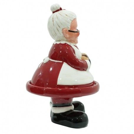 Alzatine Natalizie in Ceramica Set 2 Pz