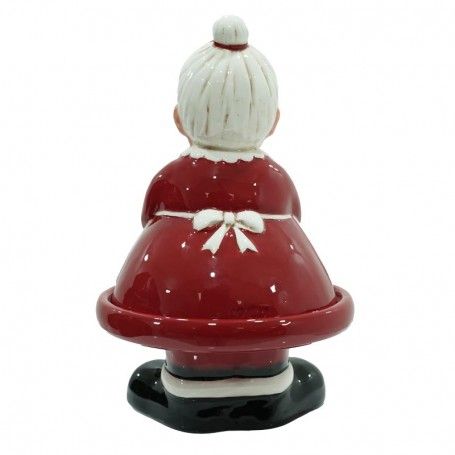 Alzatine Natalizie in Ceramica Set 2 Pz