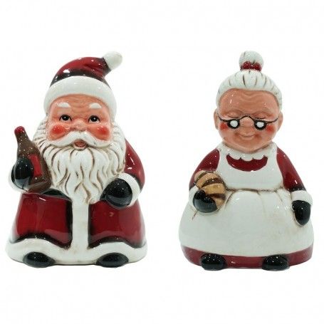 Porta Tovaglioli Natalizi in Ceramica Set 2 Pz