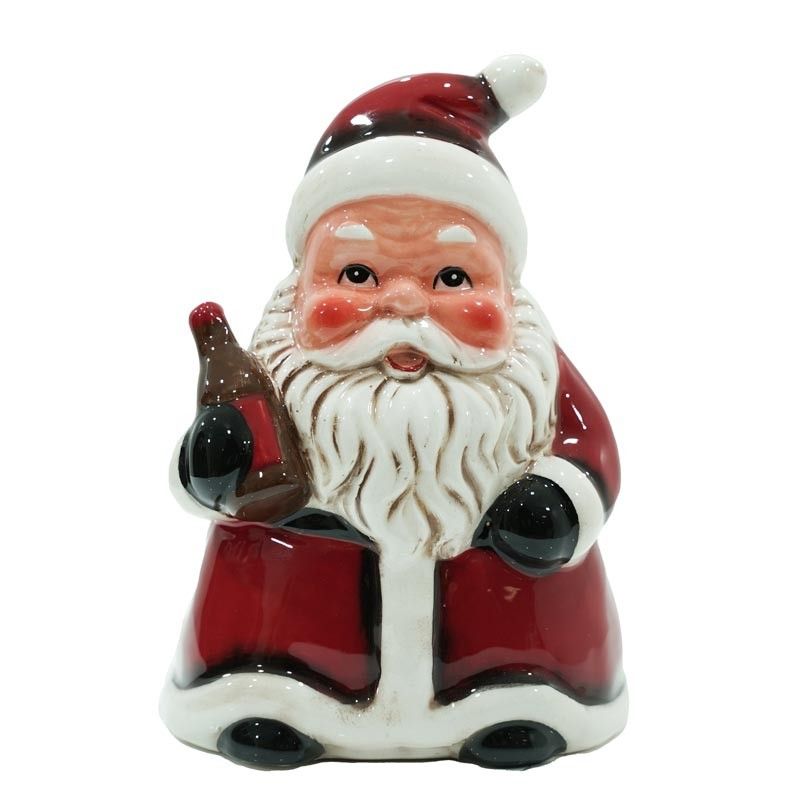 Porta Tovaglioli Natalizi in Ceramica Set 2 Pz