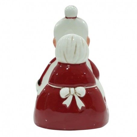 Porta Tovaglioli Natalizi in Ceramica Set 2 Pz