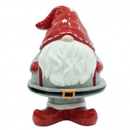 Alzatina Natalizia in Ceramica H.20,5 cm