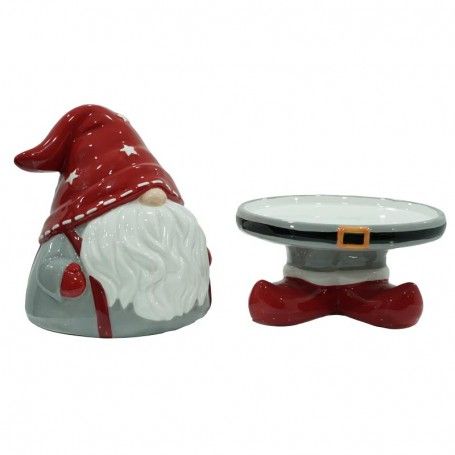 Alzatina Natalizia in Ceramica H.20,5 cm