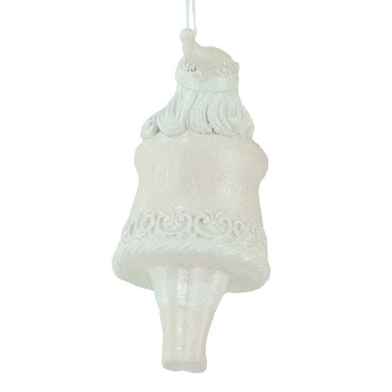 Babbo e Mamma Natale di Marzapane in Resina H.13 cm Set 2 Pz