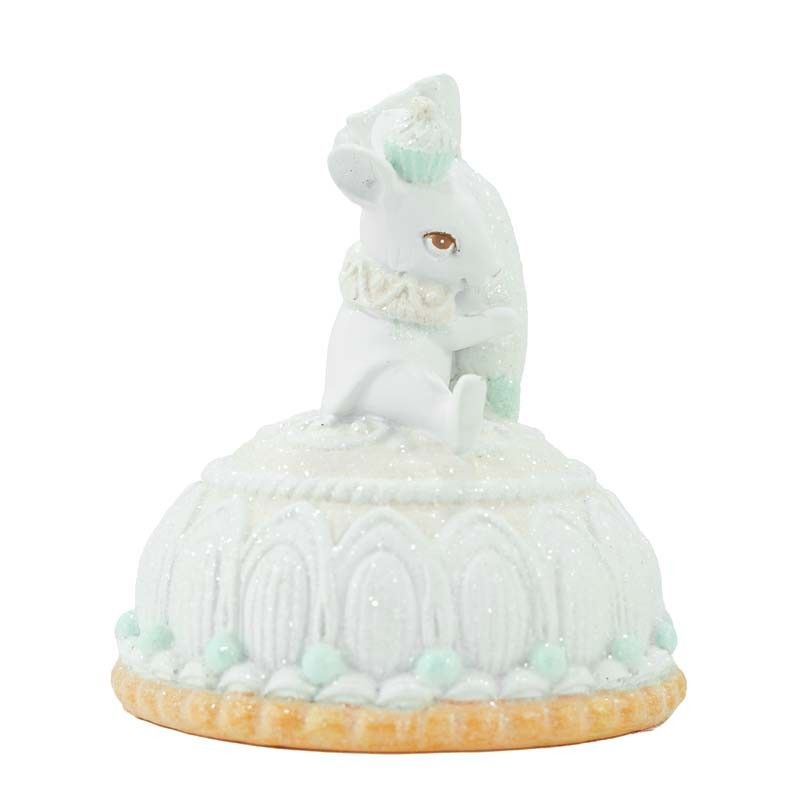 Topini su Torte in Resina H.11 cm Set 2 Pz