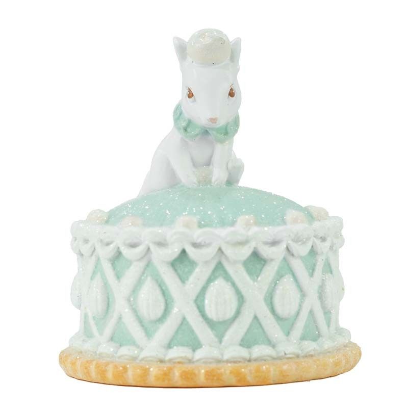 Topini su Torte in Resina H.11 cm Set 2 Pz