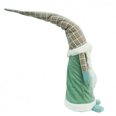 Gnomo di Natale con Abito Verde Acqua H.65 cm