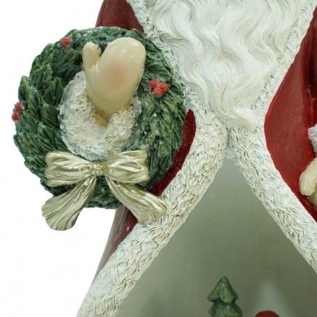 Babbo Natale con Scena Natalizia Interna e Luci Led H. 24,5 cm Babbo Natale con Scena Natalizia Interna e Luci Led H. 24,5 cm