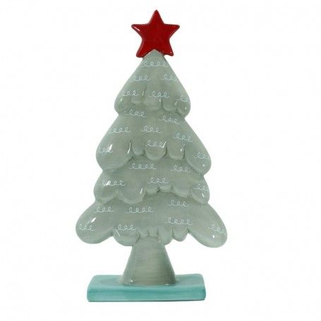 Alberello in Ceramica Grigio H.31 cm