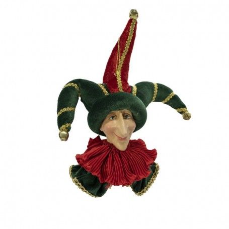 Jolly da Appendere Rosso e Verde H.13 cm