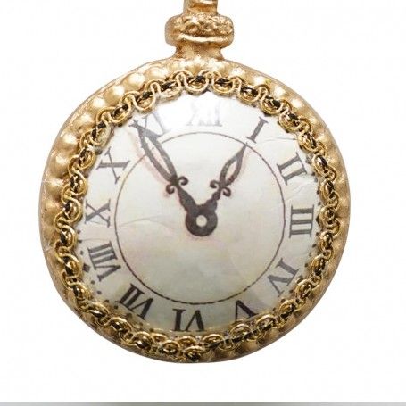 Orologio Natalizio con Nastro da Appendere D.7 cm 3 Modelli