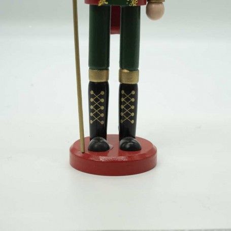 Schiaccianoci di Natale in Uniforme con Corona H.38 cm