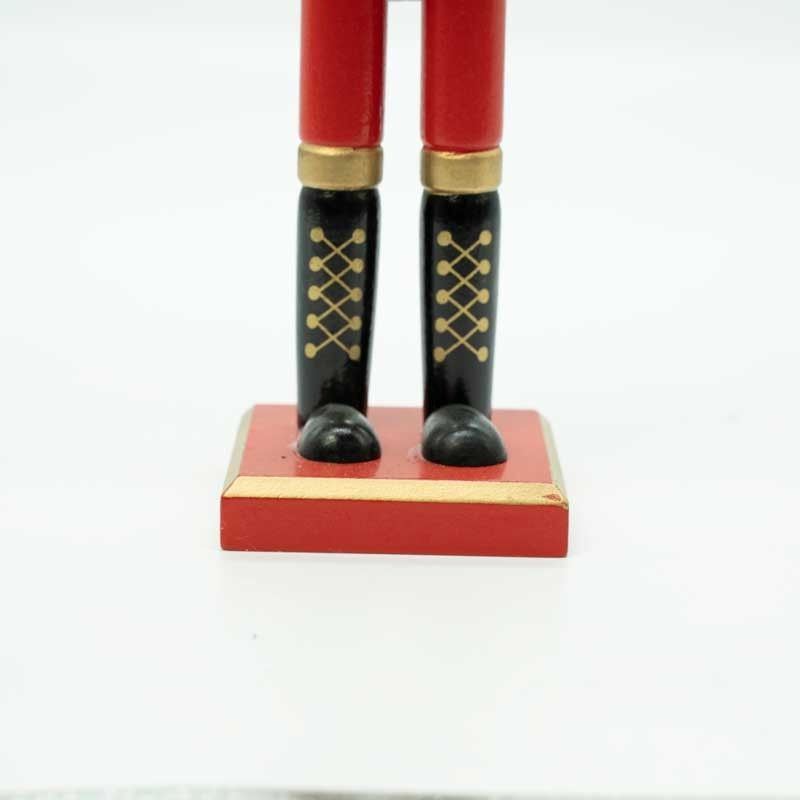 Schiaccianoci di Natale con Giacca di Velluto Blu H.38 cm