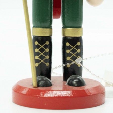 Schiaccianoci di Natale in Uniforme con Corona e Scettro H.20 cm