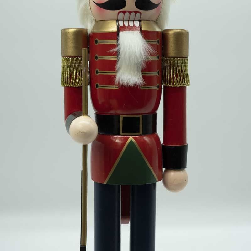 Schiaccianoci Natalizio in Uniforme con Fucile H.60 cm