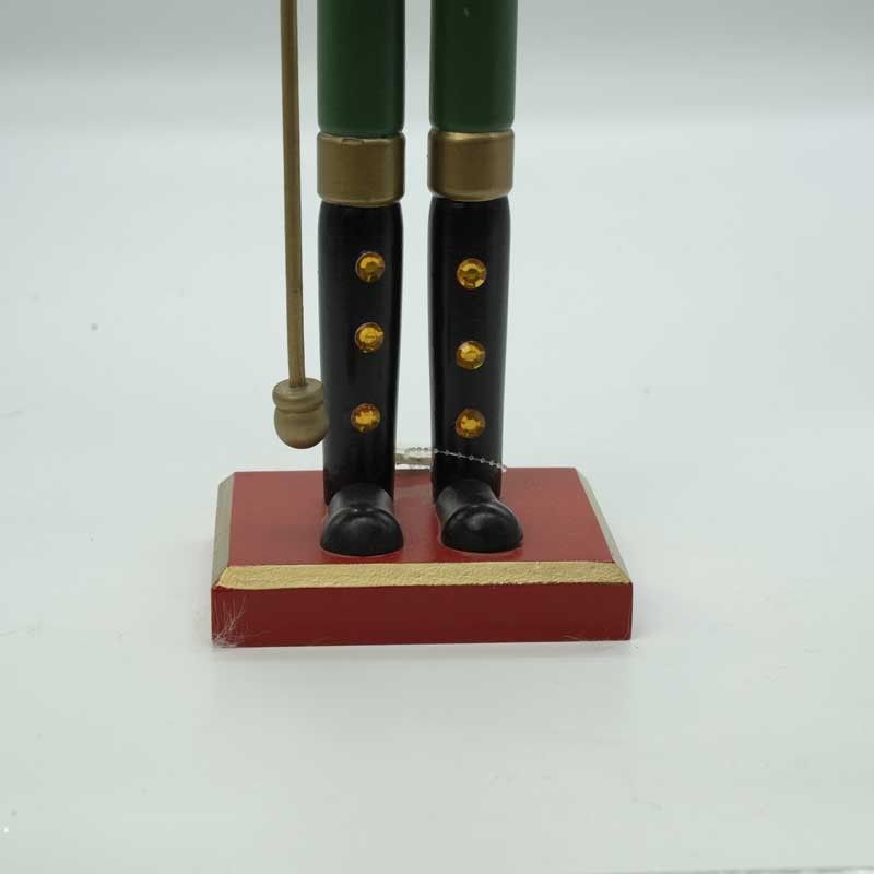 Schiaccianoci Natalizio in Uniforme con Corona e Scettro H.60 cm