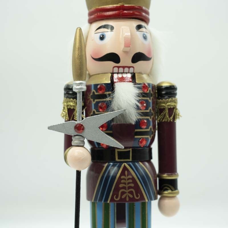 Schiaccianoci Natalizio in Uniforme con CoronaH.38 cm