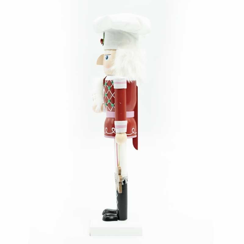Schiaccianoci Chef Natalizio in Legno H.36 cm