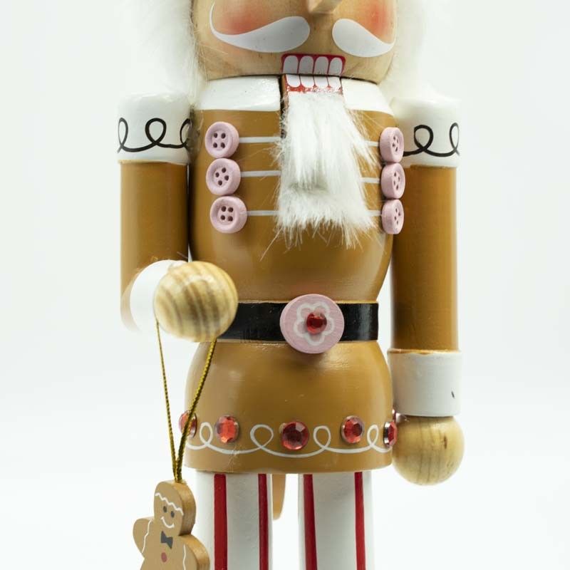 Babbo Natale Chef in Legno H.38 cm