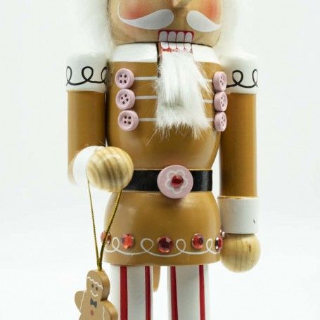 Babbo Natale Chef in Legno H.38 cm
