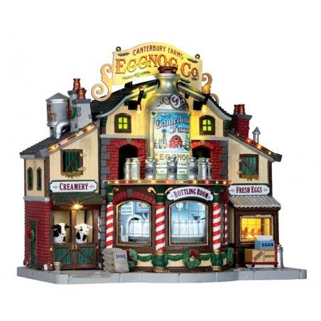 Canterbury Farms Eggnog Factory con Alimentatore 4.5V - Lemax 65131