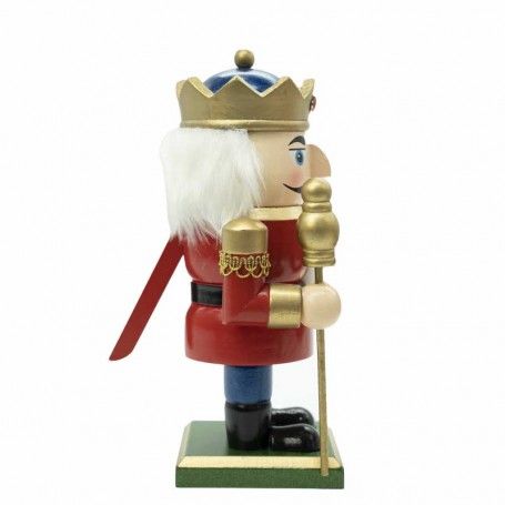 Schiaccianoci di Natale in Uniforme con Corona H.23 cm