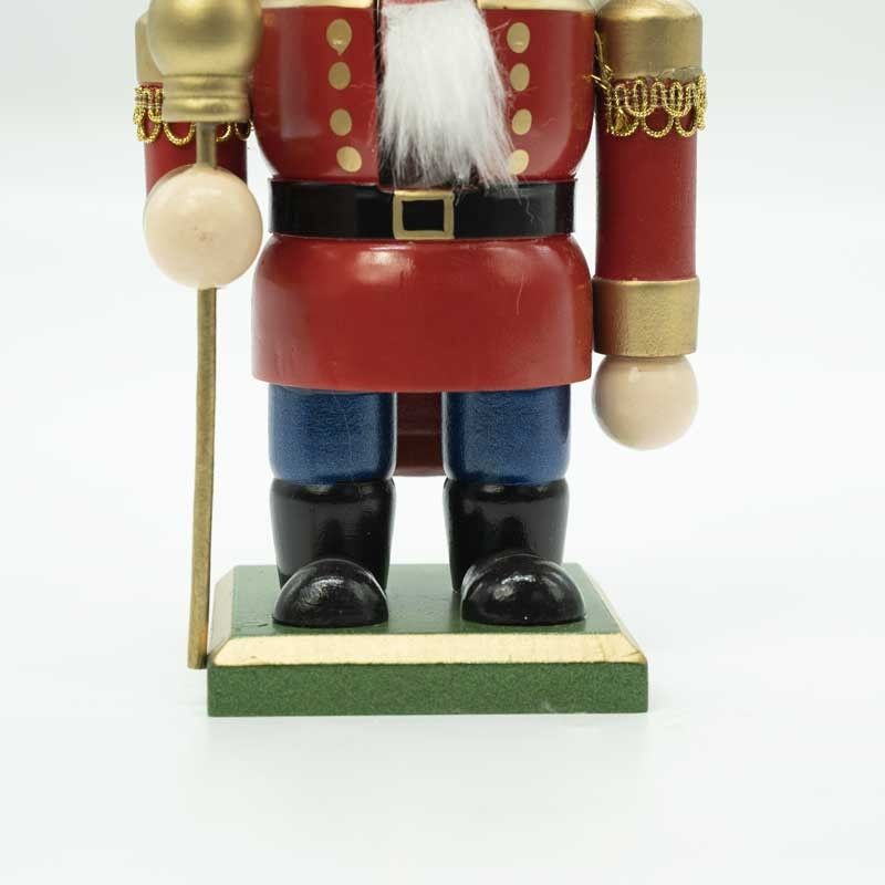 Schiaccianoci di Natale in Uniforme con Corona H.23 cm