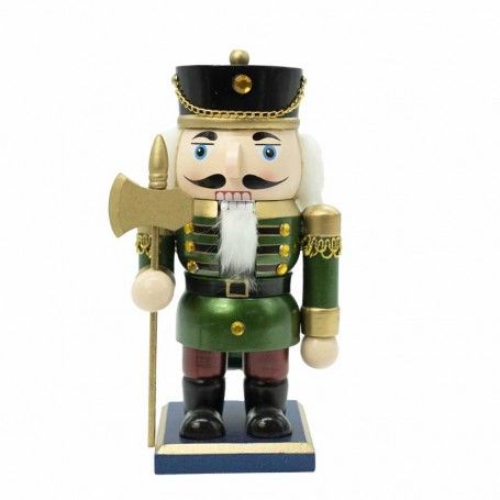 Schiaccianoci di Natale in Uniforme con Ascia H.23 cm