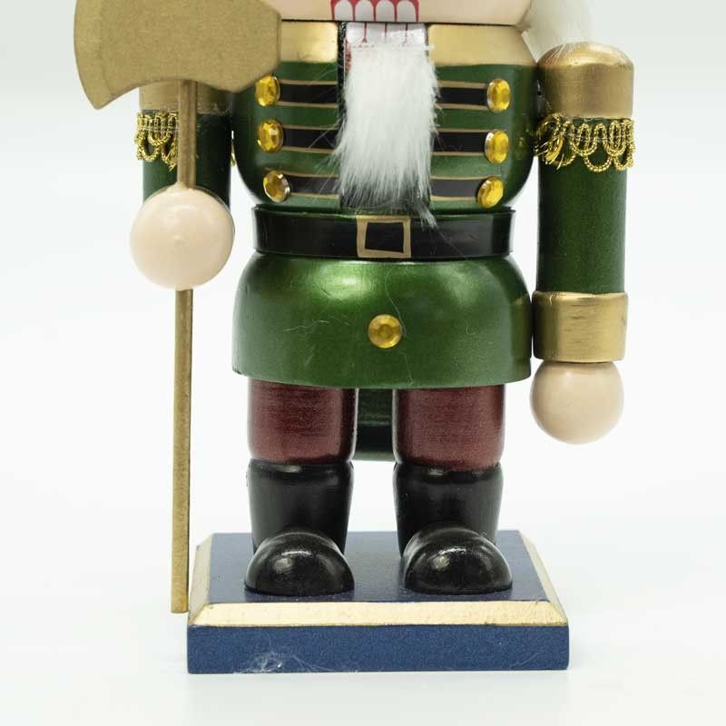 Schiaccianoci di Natale in Uniforme con Ascia H.23 cm