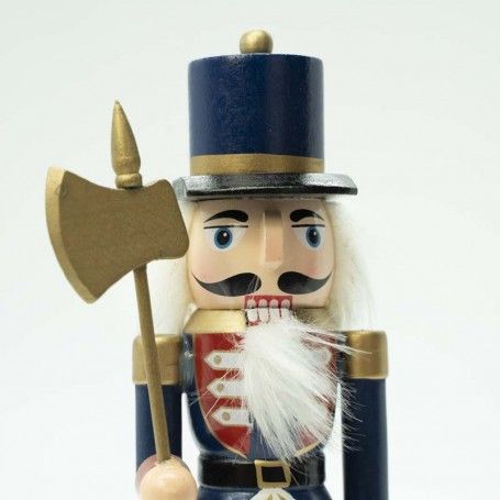 Schiaccianoci di Natale in Uniforme con Ascia H.25 cm