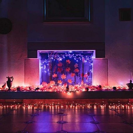 Stringa 250 Luci Led RGB+W | Luci di Natale Regolabili da Smartphone Twinkly | Cavo Nero