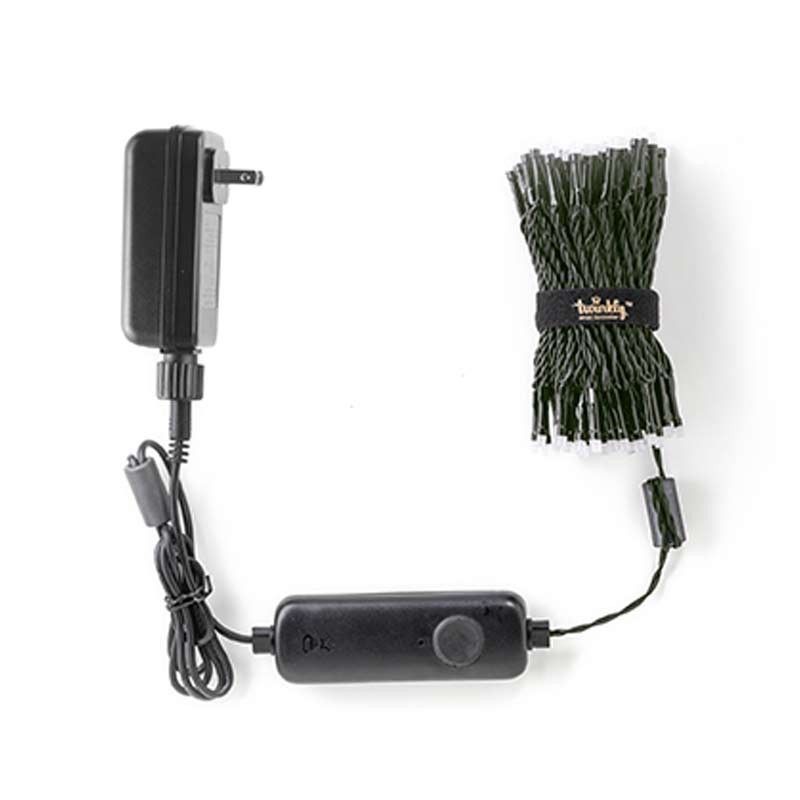 Stringa 100 Luci Led Multicolore RGB Twinkly | Luci di Natale Regolabili da Smartphone | Cavo Nero