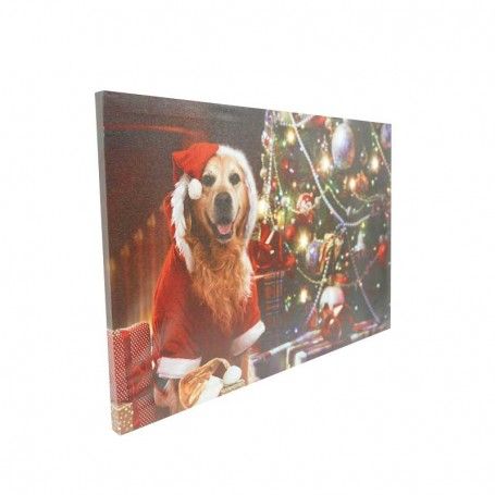 Quadro Natalizio Luminoso con 7 Luci Led