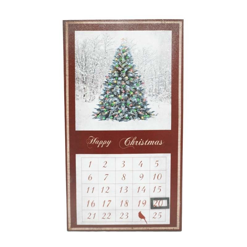 Calendario dell' Avvento Luminoso con 5 Luci Led