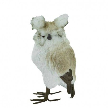 Gufo Natalizio Grigio H.30 cm Gufo Natalizio Grigio H.30 cm