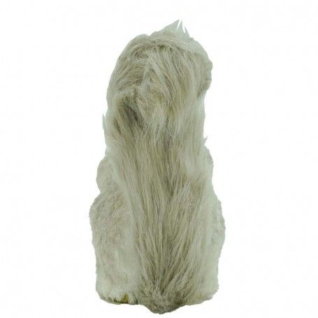 Scoiattolo Natalizio Bianco e Grigio H.26 cm