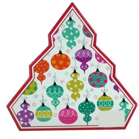 Scatola con Palle Natalizie a Fantasia D.7,5 cm