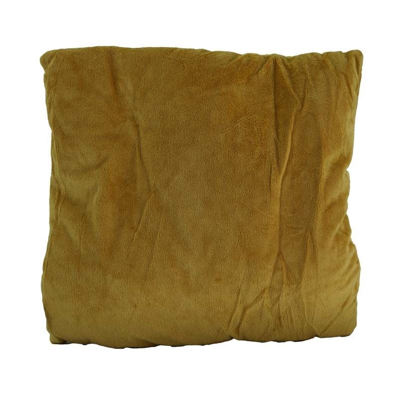 Cuscino con Cagnolino in Peluche Marrone 31x31 cm