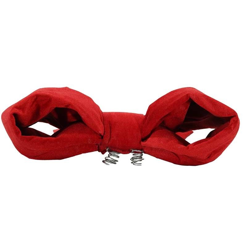 Fiocco Natalizio in Velluto Rosso 4 Misure